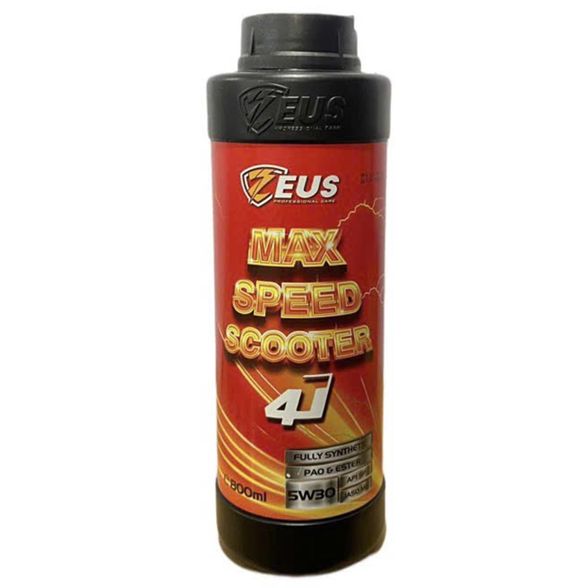 Dầu nhớt Zeus 100% Synthetic Max Speed Scooter PAO & Ester 5w-30 800ml