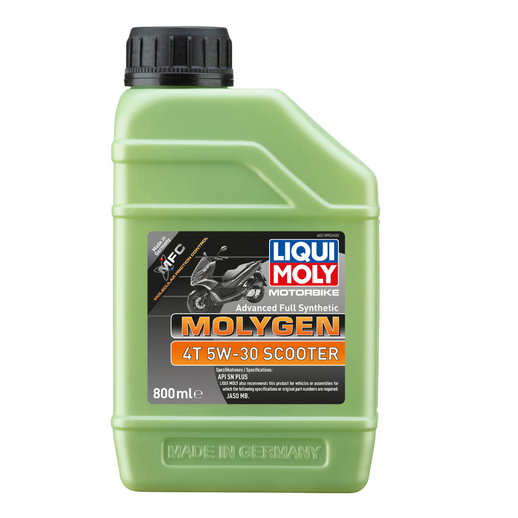 DẦU NHỚT ĐỘNG CƠ NHỚT XE TAY GA LIQUI MOLY (MOTORBIKE 4T 5W30 MOLYGEN SCOOTER 800ML) - 21895