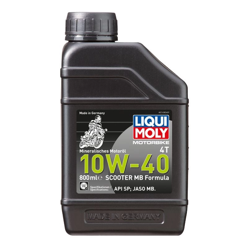 DẦU NHỚT ĐỘNG CƠ XE TAY GA LIQUI MOLY (MOTORBIKE 4T 10W-40 SCOOTER MB 800ML) - 21458