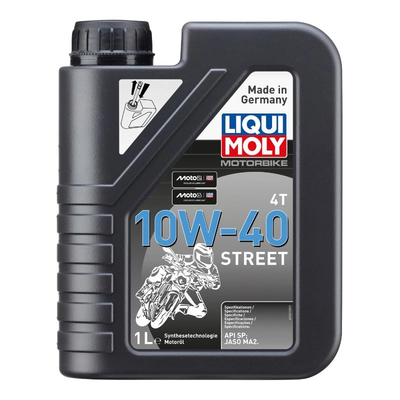 DẦU NHỚT ĐỘNG CƠ XE MÁY LIQUI MOLY (MOTORBIKE 4T STREET 10W-40 1L) - 1521