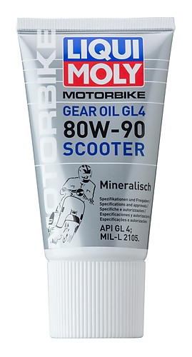 DẦU NHỚT HỘP SỐ XE TAY GA LIQUI MOLY (MOTORBIKE GEAR OIL 80W-90 SCOOTER 150ML) - 1680