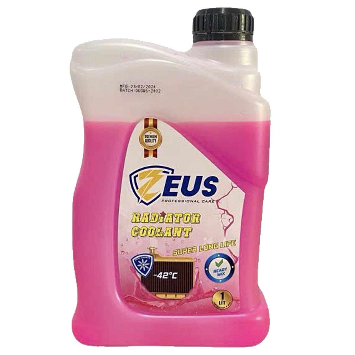 Nước mát Zeus Radiator Coolant -42°C 1L